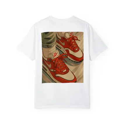 Nike Air Max Red Sneakers Anime Style