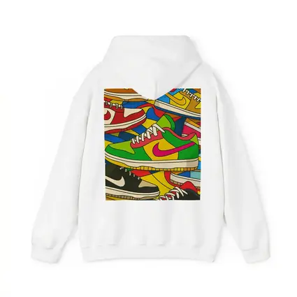 Nike Dunk Sneakers Pop Art Colorful Stack