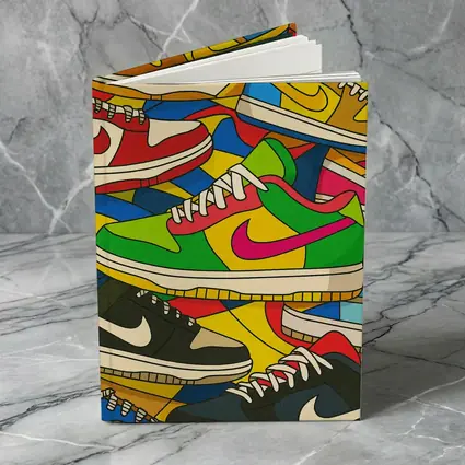 Nike Dunk Sneakers Pop Art Colorful Stack