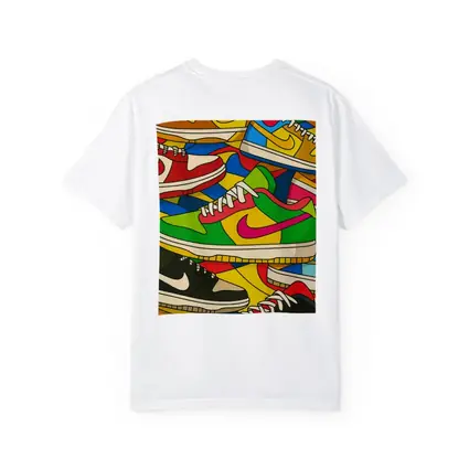 Nike Dunk Sneakers Pop Art Colorful Stack