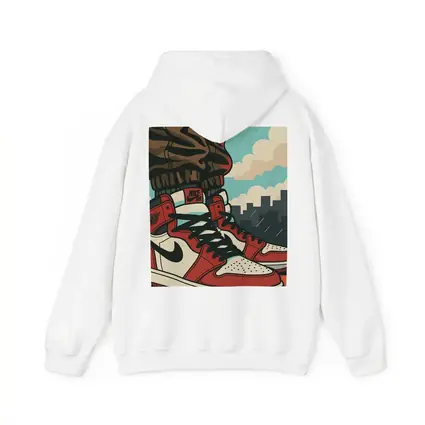 Air Jordan One Sneakers City Skyline Pop Art
