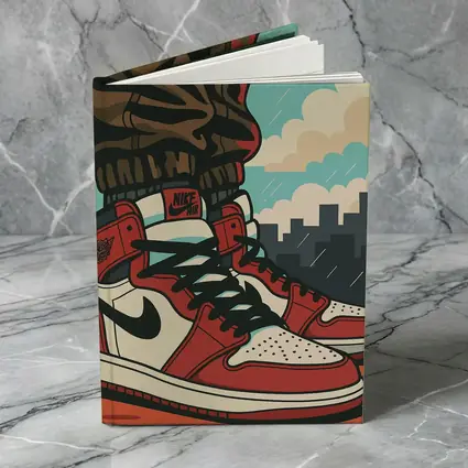 Air Jordan One Sneakers City Skyline Pop Art