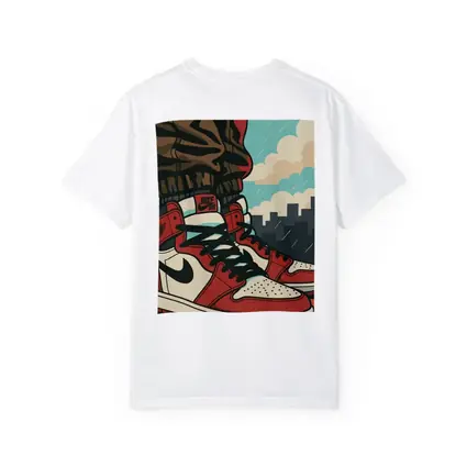 Air Jordan One Sneakers City Skyline Pop Art