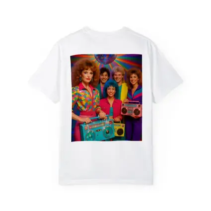 Retro Eighties Group Disco Ball Neon Party