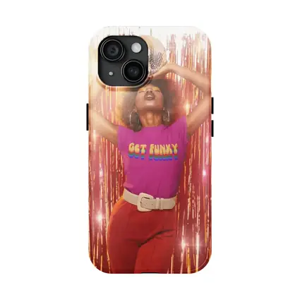 Get Funky Retro Disco Ball Purple Shirt