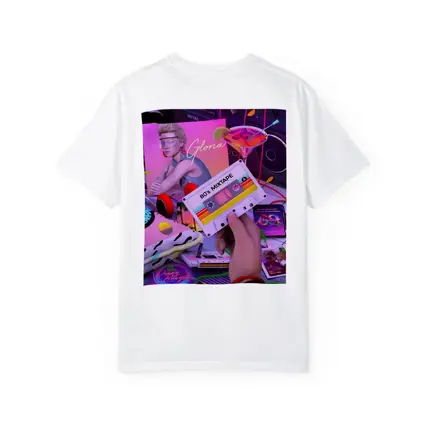 Eighties Mixtape Cassette Tape Neon Scene