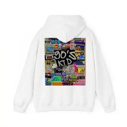 Nineties Kid Retro Nostalgia Collage Art