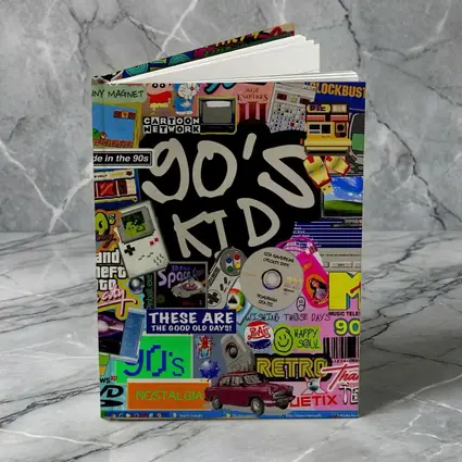 Nineties Kid Retro Nostalgia Collage Art
