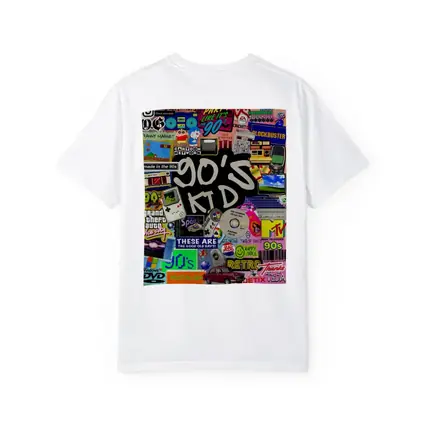Nineties Kid Retro Nostalgia Collage Art