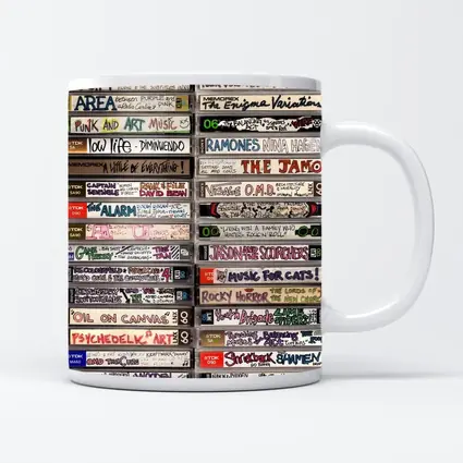 Retro Mixtape Cassette Collection Wall Art