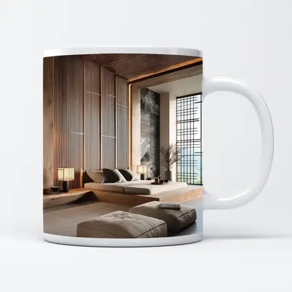 Japanese Minimal Calm Bedroom Interior Wood Design
