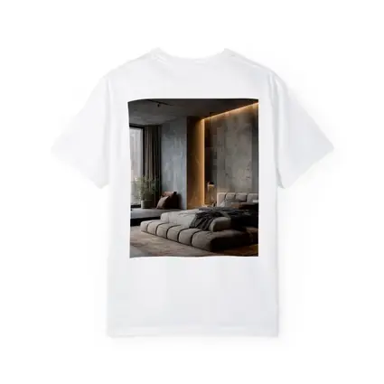 Luxury Bedroom Interior Warm Stone Wall