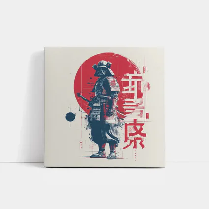 Darth Vader Samurai Red Sun Japanese Art