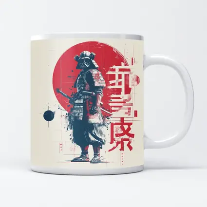 Darth Vader Samurai Red Sun Japanese Art