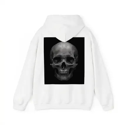 Human Skull Black Background Dark Art