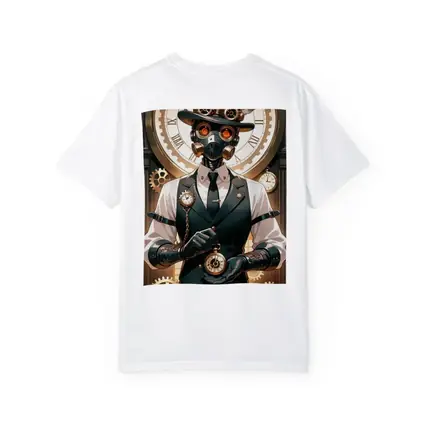 Steampunk Robot Dog Top Hat Clocks