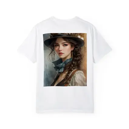 Steampunk Girl Portrait Fantasy Watercolor Art