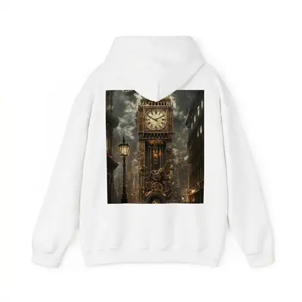 Steampunk Big Ben London Street Scene