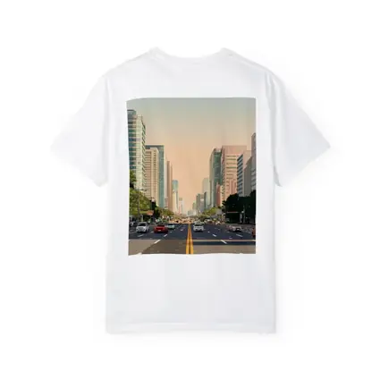 Wide City Boulevard Illustration Minimal Art