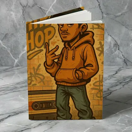 Hip Hop Cartoon Character Graffiti Wall Art