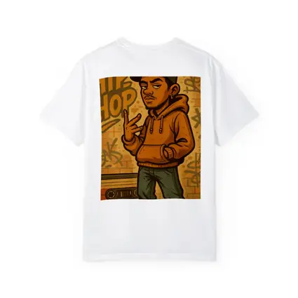 Hip Hop Cartoon Character Graffiti Wall Art