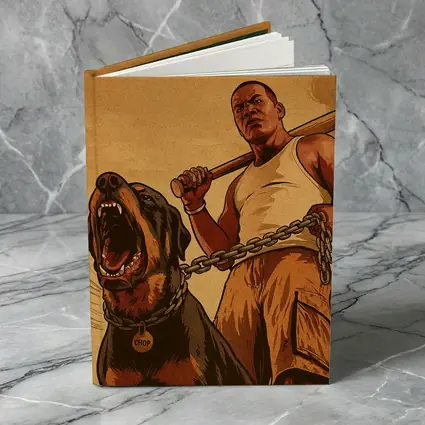 GTA Franklin Rottweiler Dog Urban Art