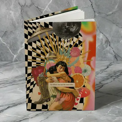 Go Where You Feel Most Alive Collage Art