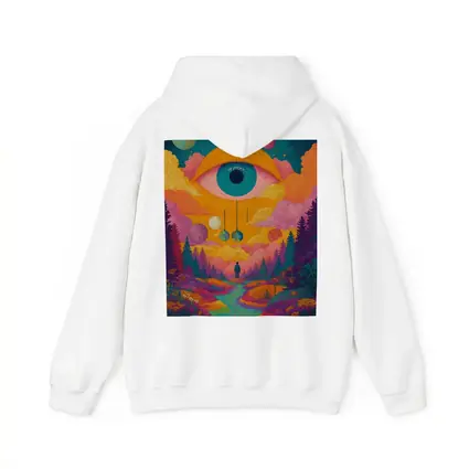 Psychedelic Eye Sky Forest Surreal Art