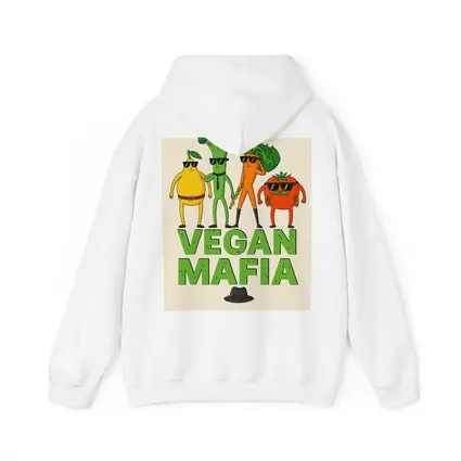 Vegan Mafia Funny Vegetable Characters Cartoon Art