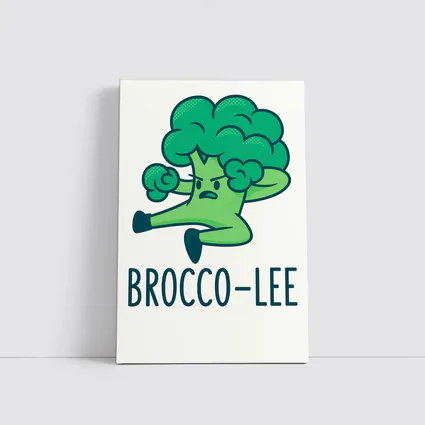 Brocco Lee Funny Martial Arts Broccoli Character