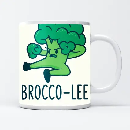 Brocco Lee Funny Martial Arts Broccoli Character