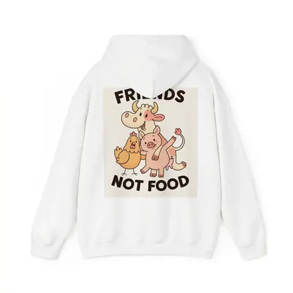 Friends Not Food Cute Farm Animals Cartoon