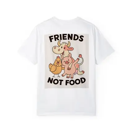 Friends Not Food Cute Farm Animals Cartoon