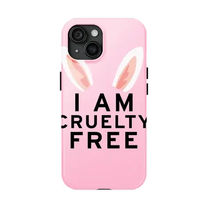 I Am Cruelty Free Bunny Ears Pink