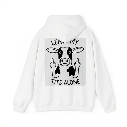 Leave My Tits Alone Funny Cow Art