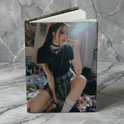 Edgy Girl Mirror Selfie Dark Aesthetic Room