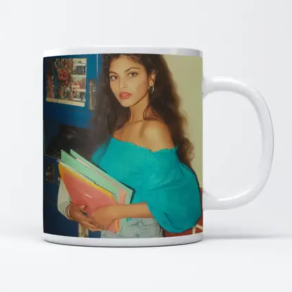 Retro Eighties Girl School Hallway Pepsi