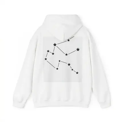 Aquarius Constellation Star Map White Background