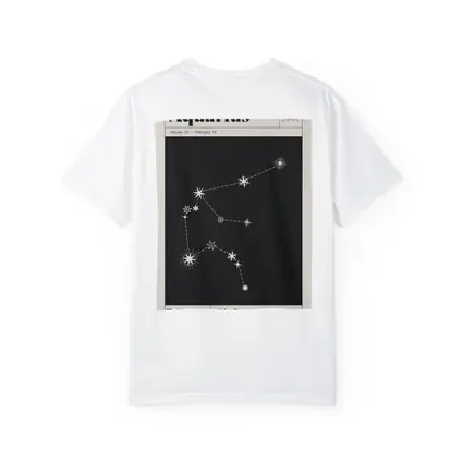 Aquarius Constellation Stars Dark Night Sky