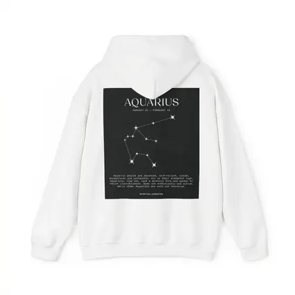 Aquarius Zodiac Constellation Dark Background Art