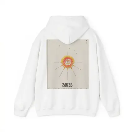 Aries Zodiac Eye Sun Retro Art