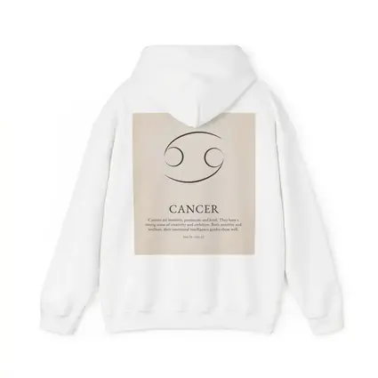 Cancer Zodiac Sign Minimalist Beige Art