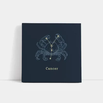 Cancer Zodiac Crab Constellation Dark Blue