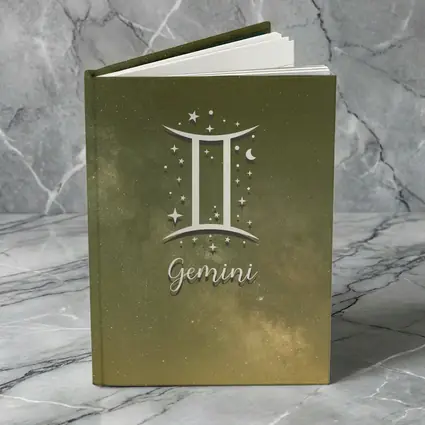 Gemini Zodiac Symbol Starry Night Sky