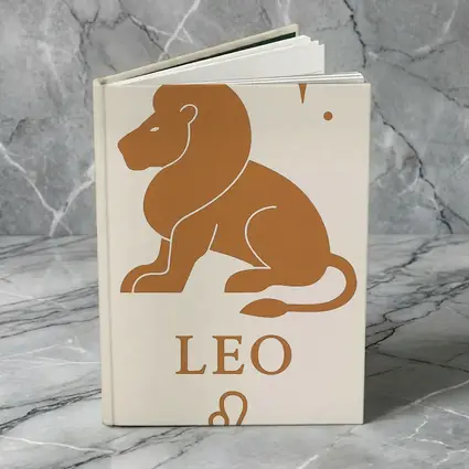 Leo Zodiac Sign Lion Celestial Beige Art