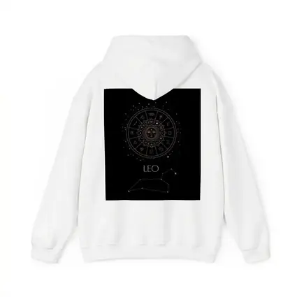Leo Zodiac Wheel Constellation Black Background