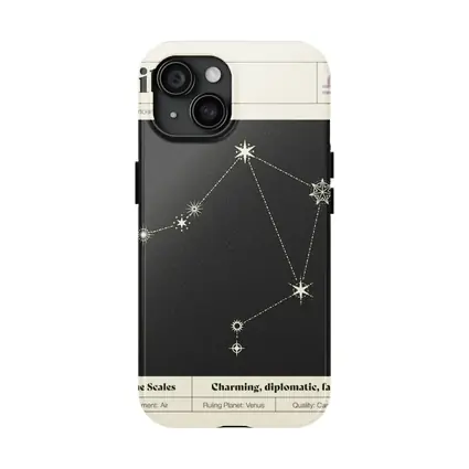 Libra Constellation Star Map Dark Sky