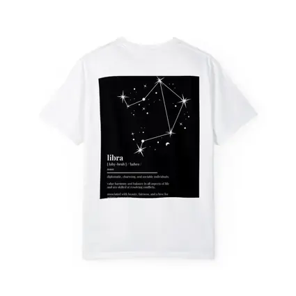 Libra Zodiac Constellation Definition Black Background