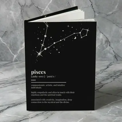 Pisces Constellation Definition Black Background Art