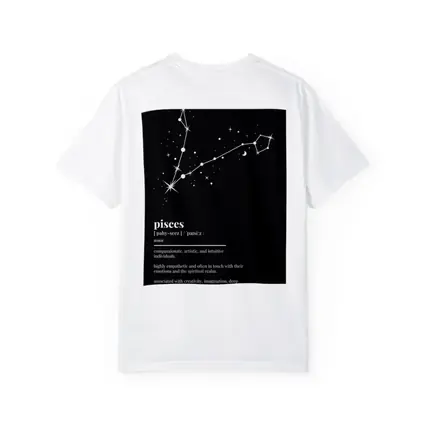 Pisces Constellation Definition Black Background Art